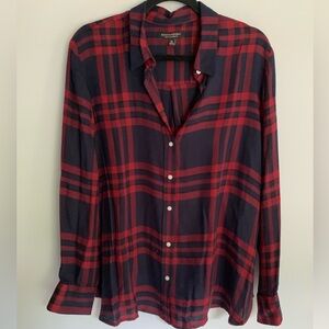 Banana Republic Dillon Classic Fit Plaid Shirt NWOT